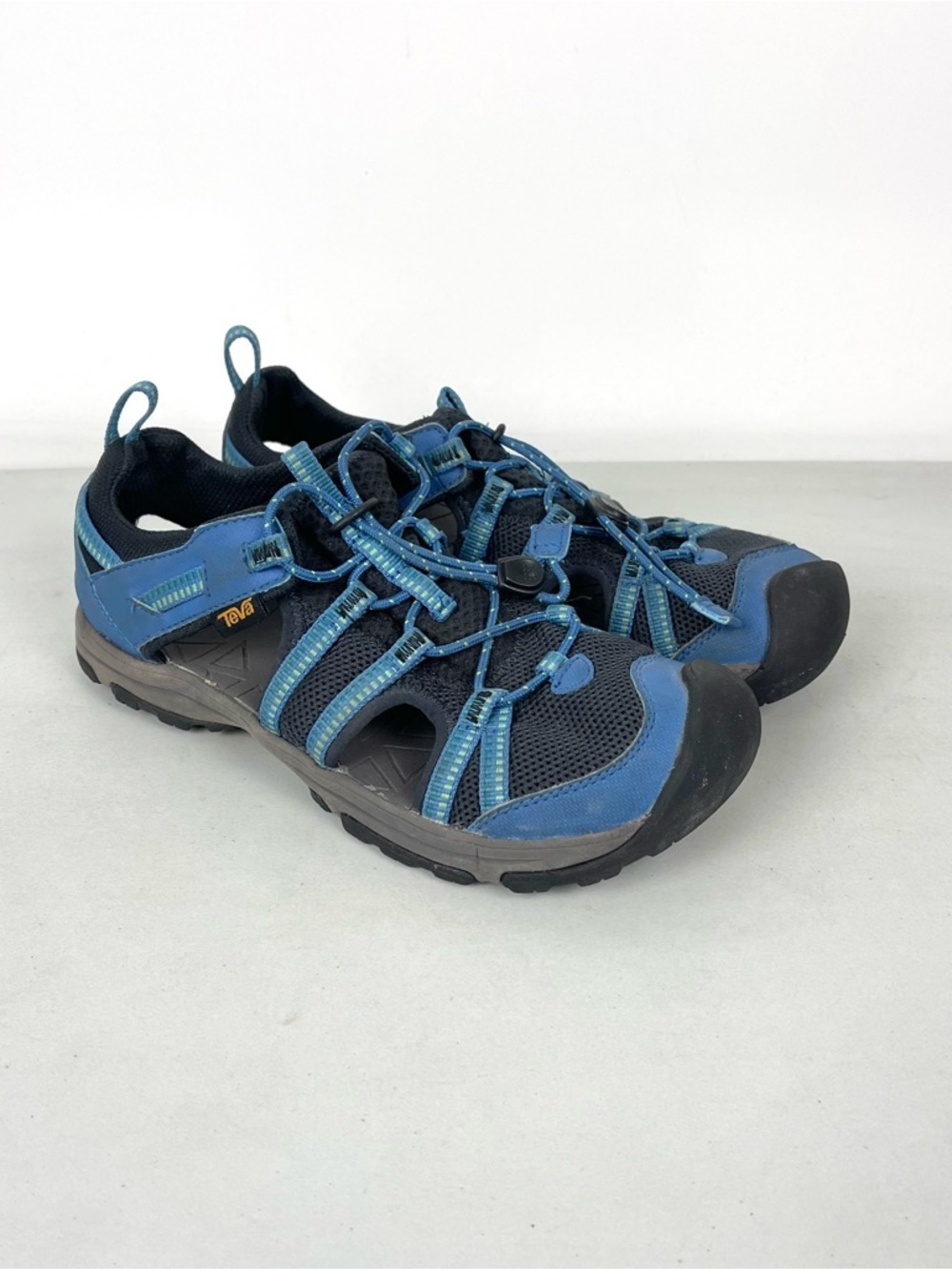 Teva Kids Manatee Hiking Sandals Blue Graphite Size 4 Outdoor Sport Water Shoes